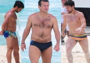 Dunga e Diego Ribas do futebol