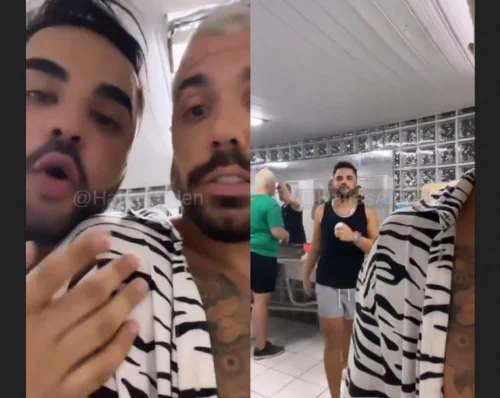 Vídeo: Lipe Ribeiro é filmad