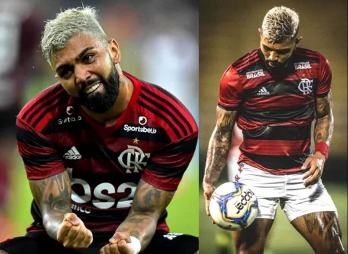 Jogador Gabigol aparece de sun