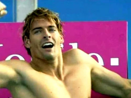 Nadador galã das Olimpíadas 