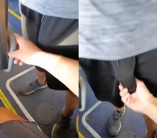 Levou a encoxada no ônibus e 