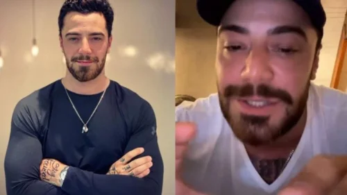 Felipe Titto fazendo um desafi