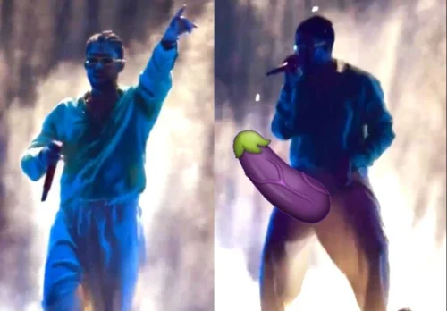 Bad Bunny é traído pela luz 