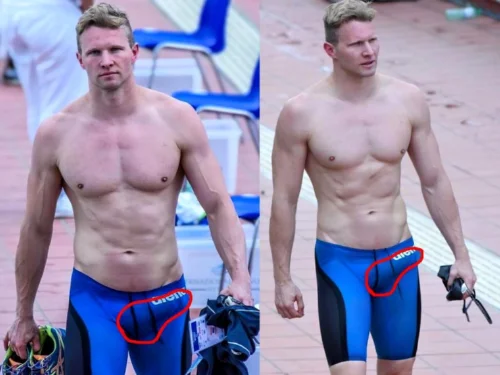 Nadador de 30 cm que está gan