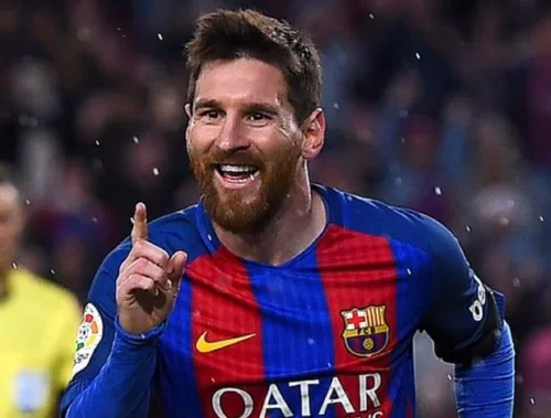 Sempre incrível mala de Messi