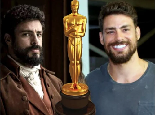 Cauã Reymond aparece pelado e