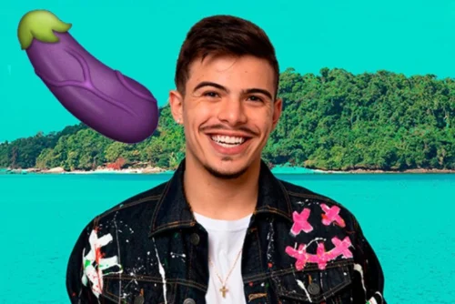 Thomaz Costa mostra o pênis n