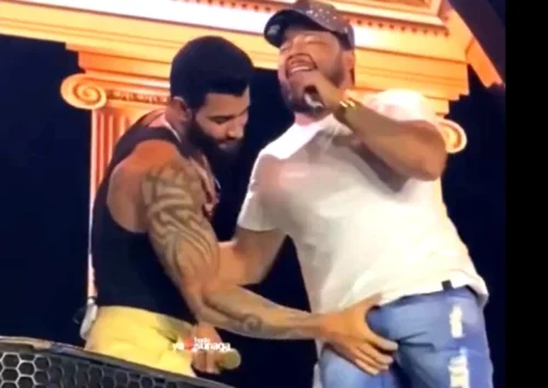 Gusttavo Lima da uma pegadona 