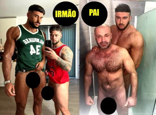 Modelo que posava nu com o Pai