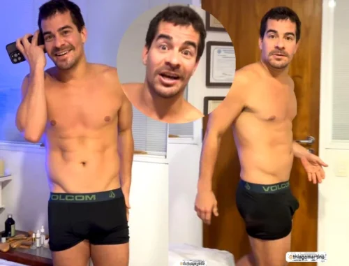 Thiago Martins entregando de c