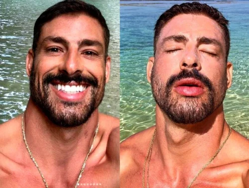 Cauã Reymond posou nu para o 