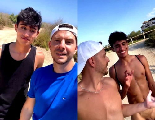 Eles já estão fazendo o esqu